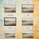 Wildflower Fields Landscape Oil Painting Print Large Wall Art Print, Framed Canvas Nature Wall Decor, Rustic Living Room Country Landscape