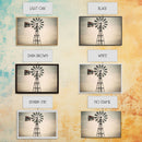 Rustic Farmhouse Home Decor, Windmill Photography Photo Print Art, Rustic Industrial Farmhouse Wall Art Picture, Country Landscape Picture