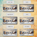 Snowy Village Church Scene, Rustic Christmas Landscape Wall Art, Winter Wonderland Framed Canvas Print, Country Holiday Home Decor