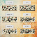 Wabi Sabi Inspired Botanical Print, Panoramic Canvas Art, Boho Style Textile Wall Art Print, Above Bed Or Sofa, Guest Room Decor