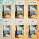 Positano Italy Canvas Print - Italy Oil Painting Print Wall Art - Amalfi Coast - Vacation Gift Idea - Travel Gift
