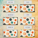 Mid-Century Modern Dots Framed Canvas Print, Preppy Home Decor, Retro 90s Style Wall Art