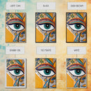 Madhubani Wall Art, Framed Canvas Print, Madhubani Style Decor, Madhubani Painting