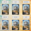 Cape Code Style House Painting Print, Nautical Decor, Maine Oil Painting, Beach House Wall Art
