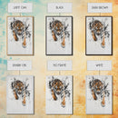 Animal Prints - Tiger Roar - Framed Canvas Print - Tiger Art - Tiger Decor -Gift For Him - Tiger Painting