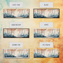 Original Birch Forest Oil Painting Print, Birch Tree Art, Birch Tree Painting, Panoramic Wall Art, Centerpiece Art, Statement Piece Art, Custom Art