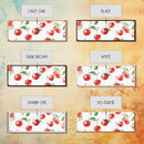 Chery Wall Art Canvas Print - Horizontal Extra Wide Wall Art - Panoramic Kitchen Decor - Kitchen Painting - Cherry Painting - Cherry Decor