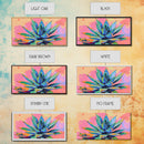 Blue Agave Wall Art Framed Canvas Print | Mexicano Art | Pueblo Style Southwestern Art | Arizona Art | Mexicano Wall Art | Agave Painting