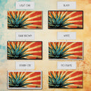 Blue Agave Pop Art Framed Canvas Print | Bar Decor | Bar Wall Art | Ready To Hang Wall Art | Home Decor | Office Decor | Agave Painting