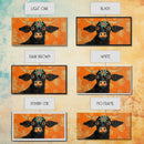 Abstract Wide Eyed Cow, Funny Art, Framed Canvas Print, Chicano Wall Art, Mexican Style Art, Farmhouse Decor, Cow Painting, Cow Print