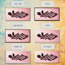 Makeup Brushes Framed Canvas Print - Makeup Wall Art - Preppy Dorm Room Decor - Makeup Painting