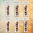 Abstract Art For Kitchen - Framed Canvas Print - Sushi Painting - Sushi Art - Kitsch Kitchen Wall Art - Tall Skinny Art - Narrow Wall Art - Kitchen Decor