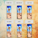 Watercolor Painting Print of Joshua Tree California Framed Canvas Print - Tall Skinny Art - Landscape Painting of Joshua Tree California