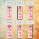 Watercolor Dripping Hearts Framed Canvas Print, Romantic Pink Abstract Art, Light Pink Wall Decor Valentine’s Day Gift Bedroom Art