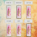 Pink Lipstick Canvas Print Feminine Pink Abstract Art Light Pink Wall Art Whimsical Art Rustic Decor Vertical Gift Idea Above Sofa