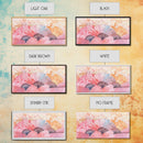 Cherry Blossom Fan Canvas Print Japanese Inspired Art Framed Pink Orange Wall Art Long Narrow Skinny Bedroom Rustic Spring Decor