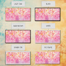 Magical Fairy Light Pink Abstract Canvas Print with Bokeh Lights, Ideal Whimsical Art for Living Room, Vertical Skinny Wall Art
