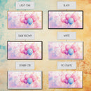 Balloon Cluster Canvas Print | Whimsical Art, Light Pink and Blue Wall Art, Birthday Decor, Pastel Wall Art, Playroom Art, Living Room Decor