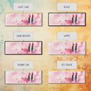 Pink Lipstick Art Canvas Print, Light Pink Wall Art, Feminine Abstract Painting, Modern Home Decor Piece for Bedroom or Bathroom