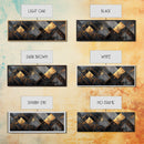 Geometric Gold Framed Canvas Print Art Deco Wabi Sabi Wall Art Rustic Modern Decor Unique Above Bed or Sofa Art Living Room Accent