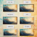 Abstract Wind, Canvas Print, wabi sabi art, moody art, extra wide painting, contemporary abstract, panoramic wall art