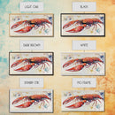 Crayfish Painting, Seafood Art, Rustic Wall Art, Coastal Kitchen Decor, Fishing Art, Nautical Decor, Long Narrow Wall Art, Canvas Print