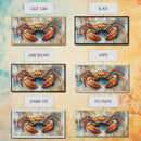 Crab Painting, Coastal Kitchen Art, Nautical Wall Art, Rustic Decor, Seafood Art, Maritime Art, Gift Idea for Him, Framed Canvas Print
