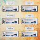 Blue Abstract Waves Canvas Print Minimalist Coastal Wall Art, Serene Seascape Painting, Modern Office or Living Room Decor, Gift Idea