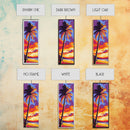 Tropical Palm Sunset, Canvas Print, Vibrant Beach Art, Island Escape Wall Decor, Summer Home Aesthetic, Coastal Living Room Art