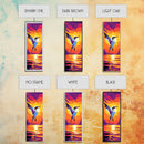 Soaring Bird, Sunset Wall Art, Nature Wildlife Print, Majestic Flight Painting, Bold Sky Colors, Living Room Accent, Framed Canvas Print