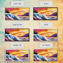 Ocean Waves, Colorful Seascape, Beach Wall Art, Coastal Sunset, Vibrant Ocean Scene, Canvas Print, Living Room Decor, Surf Art, Gift