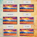Golden Fields, Sunset Landscape, Vibrant Wall Art, Canvas Print, Modern Farmhouse Decor, Rustic Country Art, Dining Room Wall Art