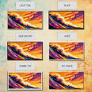 Ocean Wave, Sunset Colors, Surfer Art, Canvas Print, Beach House Wall Art, Coastal Vibes, Nature Lover Gift, Summer Decor