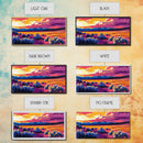 Desert Sunset, Wild Sage, Scenic Art, Framed Canvas Print, Southwest Decor, Rustic Wall Art, Vibrant Landscape, Nature Lover Gift