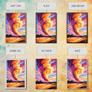 Fiery Clouds, Dramatic Sky, Sunset Storm, Nature Art, Framed Canvas Print, Living Room Decor, Unique Wall Art, Landscape Painting