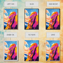 Colorful Mountain Peak, Canvas Print, Vibrant Nature Scene, Bold Landscape, Modern Home Decor, Adventure Wall Art, Nature Inspired Accent