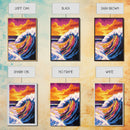 Ocean Wave, Surf Art, Coastal Canvas, Vibrant Seascape, Beach House Decor, Large Canvas Print, Modern Beach Wall Art
