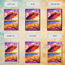 Beach Umbrella, Coastal Decor, Ocean Sunset, Relaxing Beach, Framed Canvas Print, Tropical Art, Vacation Vibes, Bedroom Wall Art