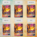 Surfer Paradise, Coastal Sunset, Tropical Art, Canvas Print, Beach Wall Decor, Vibrant Home Aesthetic, Ocean Inspired Painting