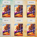 Autumn Forest, Golden Trees Art, Canvas Print, Vibrant Nature Painting, Fall Wall Decor, Warm Tones Art, Cozy Home Decor, Office Art