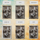 Ornate Sculpture, 3D Wall Art, Elegant Relief, Classical Decor, Canvas Print, Artistic Home Decor, Luxury Interior, Spiritual Aesthetic