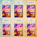 Adirondack Chair, Relaxing Beach Scene, Vacation Art, Vibrant Sunset, Canvas Print, Coastal Decor, Living Room Wall Art, Summer Vibes