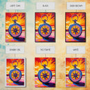 Compass Art, Adventure Theme, Travel Wall Decor, Nautical Aesthetic, Wanderlust Print, Office Inspiration, Framed Canvas Print, Gift
