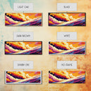 Dramatic Sky, Sunset Cloud Painting, Colorful Abstract Art, Modern Wall Decor, Framed Canvas Print, Living Room Wall Art, Vibrant