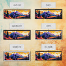Majestic Mountains, Autumn Landscape Painting, Colorful Nature Print, Cabin Wall Decor, Framed Canvas Print, Living Room Wall Art