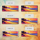 Coastal Sunset, Beach Wall Art, Vibrant Ocean, Boho Style, Serene Seascape, Bedroom Aesthetic, Tropical Vibes, Canvas Print