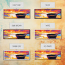 Sunset Pan, Kitchen Wall Art, Cooking Lover Gift, Modern Abstract, Warm Color Palette, Unique Artwork, Framed Canvas Print