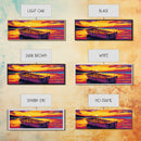 Wooden Rowboat, Lake Sunset Art, Nautical Wall Decor, Nature Inspired Print, Framed Canvas Print, Cabin Home Art, Peaceful Bedroom Decor