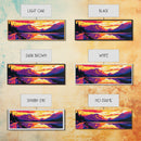 Mountain Sunset, Landscape Art, Nature Print, Living Room Decor, Canvas Print, Colorful Wall Art, Rustic Home, Cabin Art, Boho Style