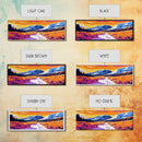 Mountain Valley, Snowy Peaks, Framed Canvas Print, Landscape Art, Home Office Decor, Nature Scene, Fall Artwork, Large Wall Art